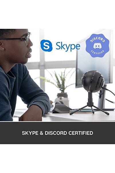 Blue Logitech Snowball Ice Pc