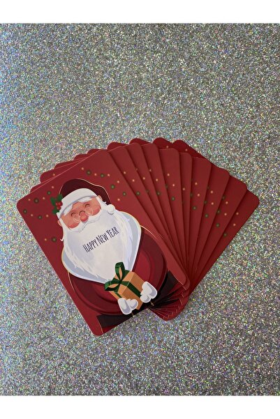 4nio بطاقة هدايا عيد الميلاد البريدية 10 قطع