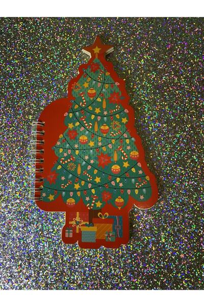 4nio Yılbaşı Ağacı Mini Şekilli Defter