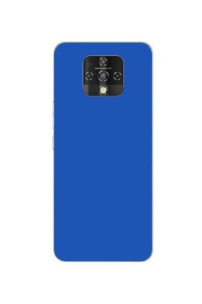 Molly Technology جراب سيليكون أزرق غير لامع لهاتف Tecno Camon 16 Premier