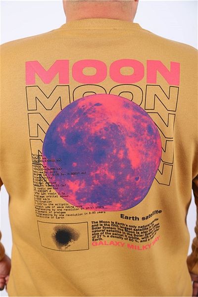 Starbattal Ανδρικό Sweat Moon 22731 Mink Plus Size