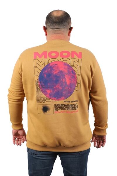 Starbattal Ανδρικό Sweat Moon 22731 Mink Plus Size