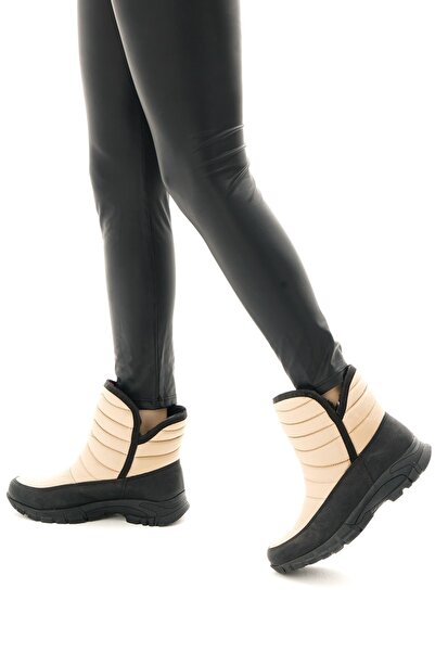 Efal Shoes Kadın Nude Su Geçirmez Bilek Boy Kar Botu