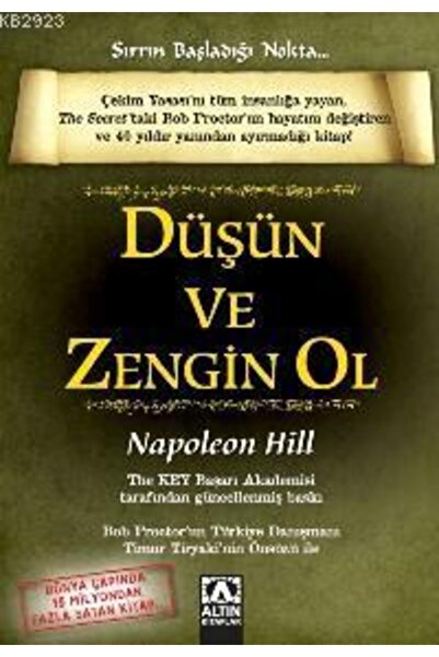 Altın Kitaplar Düşün Ve Zengin Ol
