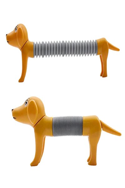RoseRoi Pop Tubes Pipe Telescopic Dog Figured Stress Relief Educational Toy