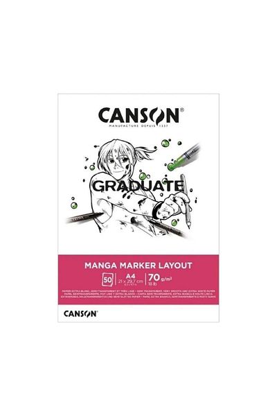 Canson Graduate Marker Notebook A4 70gr 50yp