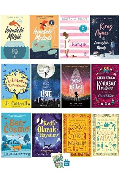 Timaş Yayınları Hediyeli Içimdeki Melodi Müzik Kiraz Ağacı Son Kelime Ben Cosmo Düşler Atlası Kedi Olarak Hayatım