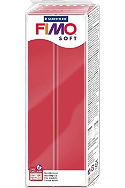 Staedtler Fimo Soft Polimer Kil 454 G Cherry Red
