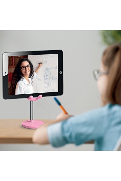 ONYO Αντιολισθητική βάση Ony21 Rabbit Figured για τηλέφωνο και tablet ροζ