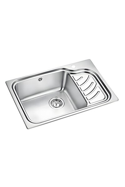 PAIDOK 327 Paslanmaz Çelik Evye Tezgah Altı + Üstü Montaja Uygun / 1.0 Kalınl...