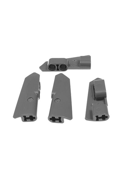 LEGO Original Accessory Moc Custom Technic Small Thin Panel Dark Gray Right and Left 2 Pieces to Send