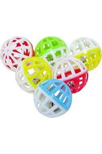 Dogus Kuş Evi Game Ball with Bells for Cat Dog Birds 2 Pieces