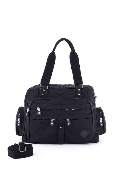 BAGzy Std Crinkle Shoulder and Shoulder Bag - Multi-Compartment Classic Design