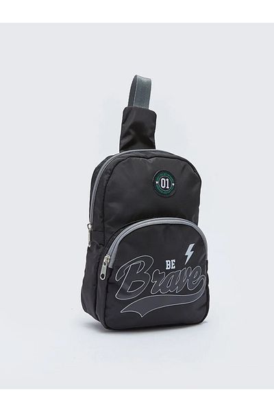 LC Waikiki Printed Multi-Compartment Girl's Backpack and Chest Bag