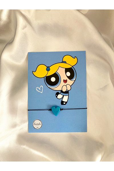 SWORDS CONCEPT Handmade Glass Murano Friendship Bracelet Power Puff / Gift