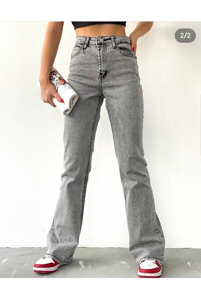 Ramrod Jeans Pomelan High Waist Lycra Wide Leg Denim Jeans, Wide Leg Jeans