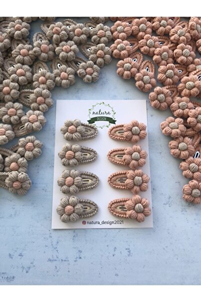 NATURA DESİGN 4-линейна плетена маргаритка с копчета