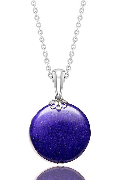 Tesbih Atölyesi Certified Genuine Dumortireite Stone Necklace - 1st quality 20mm