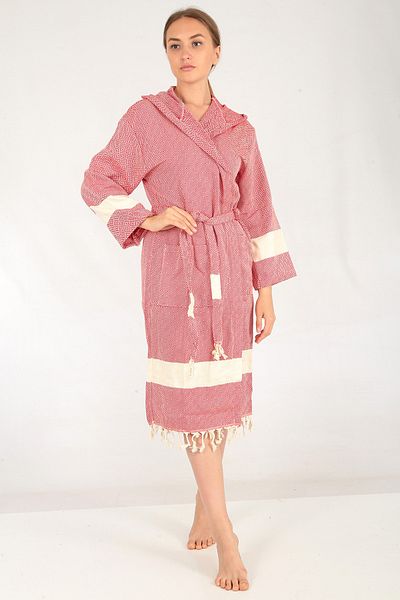 Buldan Concept Celena Loincloth Bathrobe Red