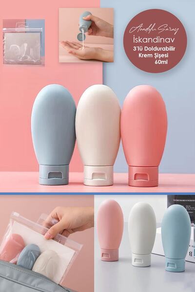 Anadolu Saray Çarşısı Çok Amaçlı Iskandinav Tarz 3'lü Doldurulabilir Çantalı ...