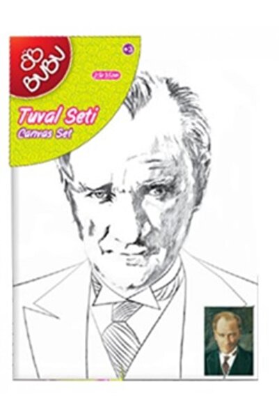 Bubu Desenli Tuval 25x35