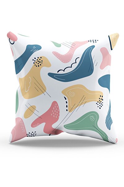 Moud's Κάλυμμα μαξιλαριού ριχτάρι σουέτ με μοτίβο Morning Dream-1 διπλής όψης