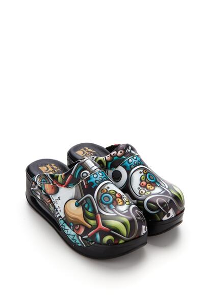 DRMOON Stethoscope Patterned Airmax Sole Sabo Slippers