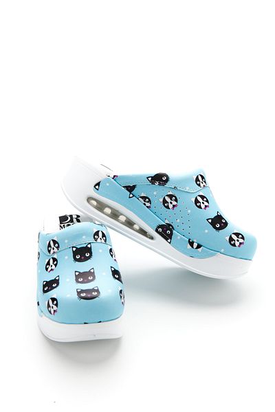 DRMOON Cat Patterned Airmax Sole Sabo Slippers