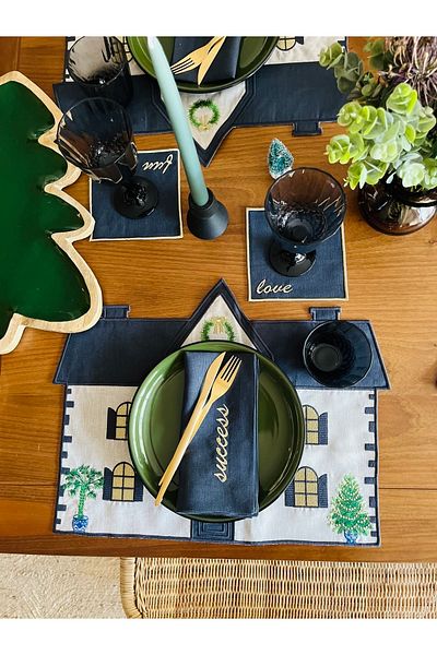 ge living Success Patterned Decorative Napkin New Year Series (1 Piece)