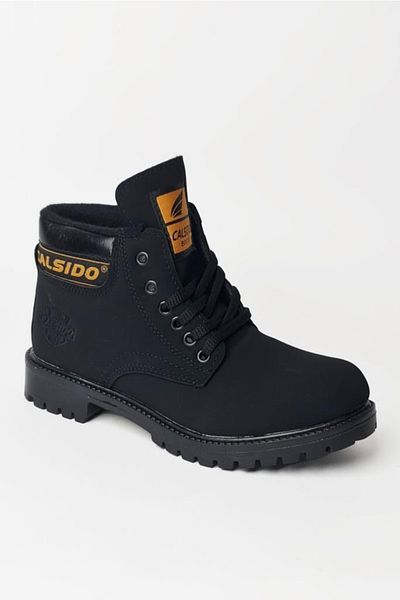 FBK Cizme unisex Calsido 506 Thermal Lined Thermo Sole, nubuc negru