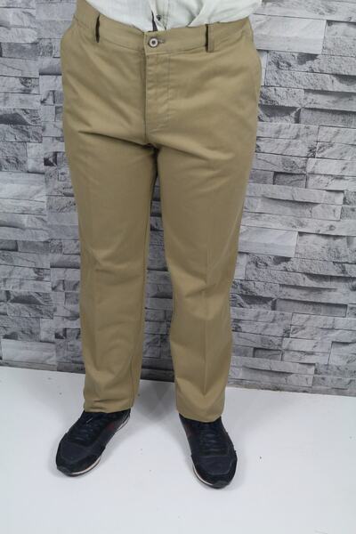 Bilgiçler Erkek Hardal Keten Pantolon