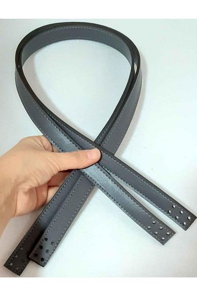 angel çanta aksesuar Λαβή τσάντας σε γκρι χρώμα 80x2 εκ