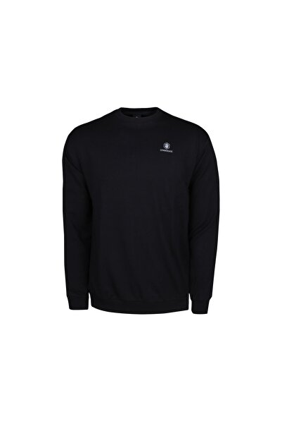 lumberjack M Sn75 Basic Sweatshirt Siyah Erkek Günlük Sweatshirts 100003019 Siyah