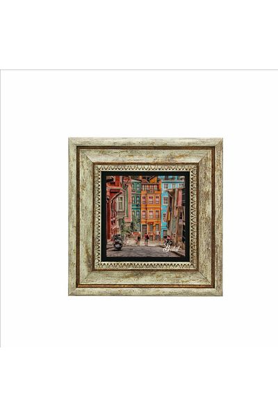 BAKSEPETE Επιτραπέζια Φυσική Πέτρα Istanbul-balat 20cmx20cm Krt-054