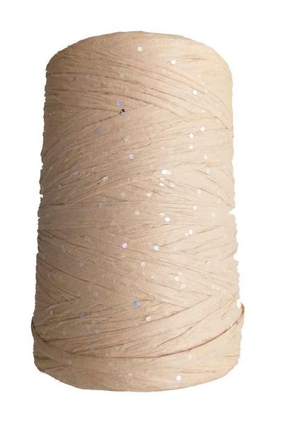 angel çanta aksesuar Glittered Straw Color Raffia Rope