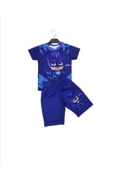 KARAMANSTYLE Pijamaskeliler Kedi Çocuk Kostümü Çocuk Kostüm
