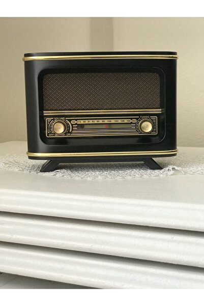 NOSTALJİM Bluetooth Usb Özellikli Nostaljik Radyo Adaptör Şarjlı Pil