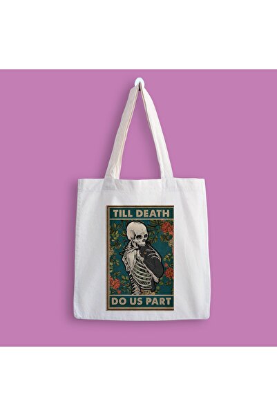 Till Death Printed Tote Bag