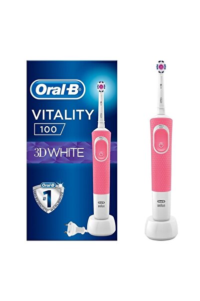 Oral-B Oral B Vıtalıty D100 Pembe 3dwhıte Kutulu Şarjlı Diş Fırçası