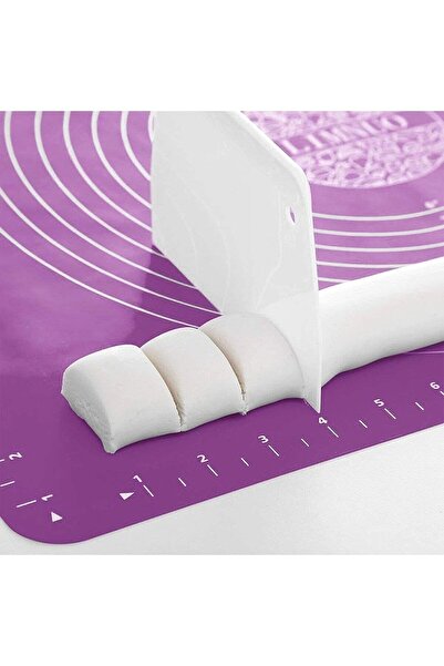 Trouvaille Purple Silicone Dough Rolling Mat Large Size 50x40
