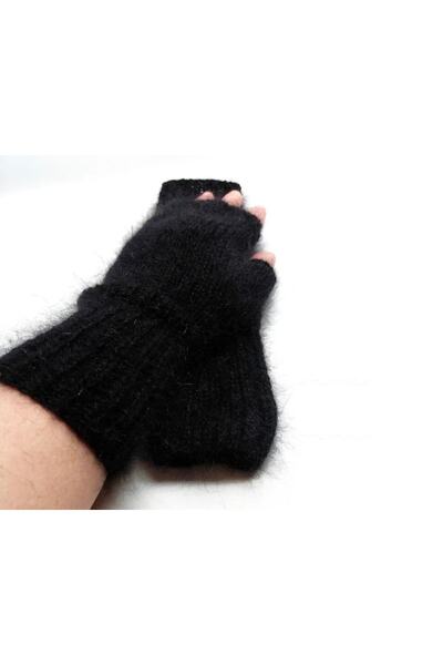 YOS TREND Kadın Siyah Yarım Eldiven