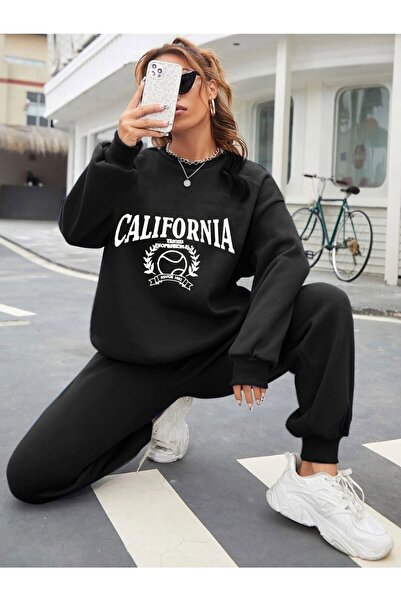 Machetta Σετ φόρμας μεγάλου μεγέθους με στάμπα California Tennis Design