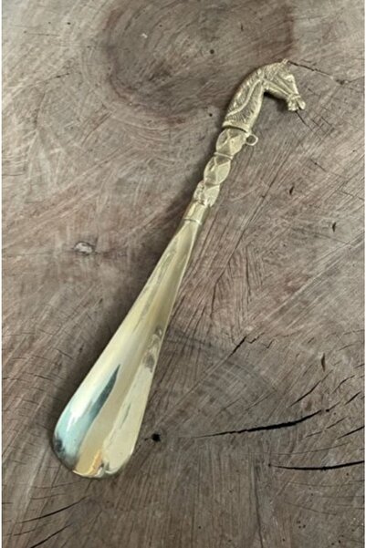 TNA Sarı Renk Ayakkabı Çekeceği Pirinç Ayakkabı Çekecek Kerata 28cm