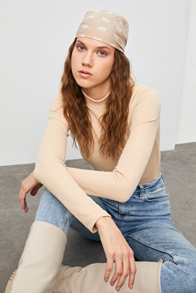 modavingo Body din velur cu guler înalt pentru femei