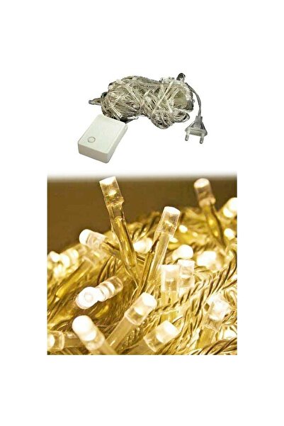 TOPROCKSTORE 10 Metre 100 Ledli 8 Fonksiyonlu Yılbaşı Süsü Dekor Led Işık