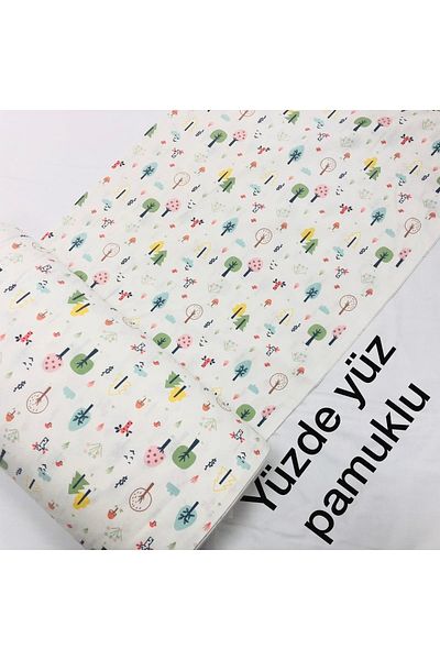 Tekin's Home 240 Cm Cotton Flannel Fabric 1.50 Meters