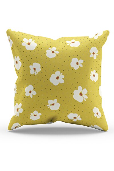 Moud's غطاء وسادة مطبوع على الوجهين من Xero Floral-3 من جلد الغزال