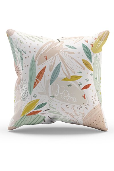 Moud's غطاء وسادة من جلد الغزال منقوش على الوجهين من زهور زيرو 2