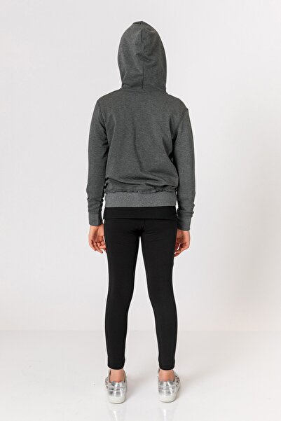 incity Girl's Zippered Hooded Sweatshirt