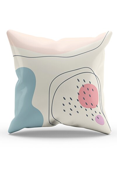 Moud's Двосторонній чохол для подушки з замші з принтом Quiet-3